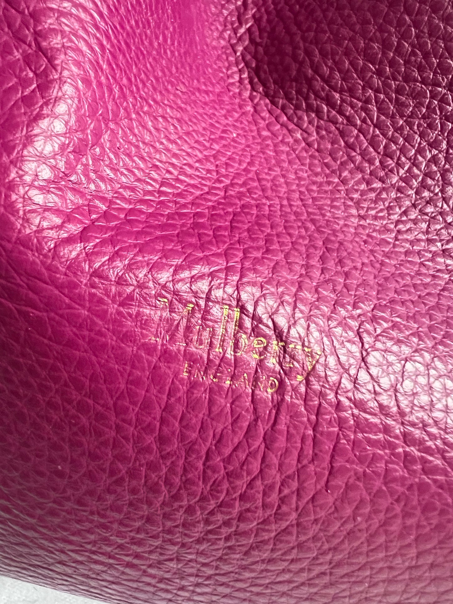 Mulberry Violet Tynedale Bucket Bag (RRP £995)