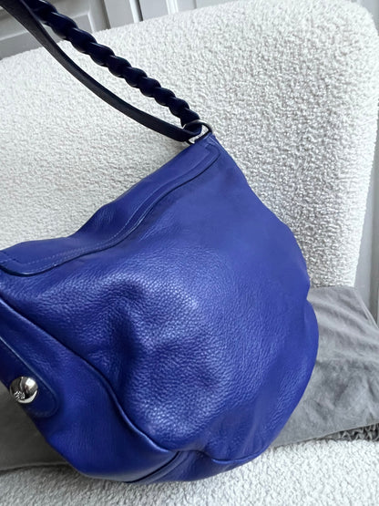 Mulberry Blue Daria Satchel (RRP £795)