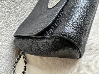 Mulberry Black Regular Lily with Silver Hardware (RRP £995)