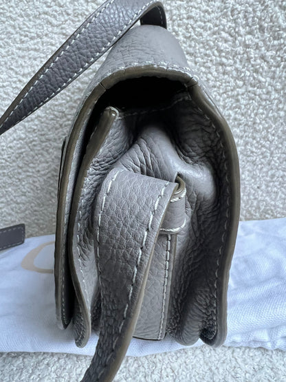 Chloe Small Cashmere Grey Marcie Saddle Bag (RRP £1050)