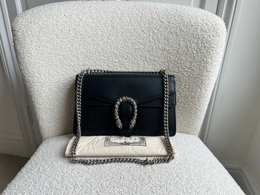 Gucci Dionysus GG Black Small Shoulder Bag (RRP £2,670)