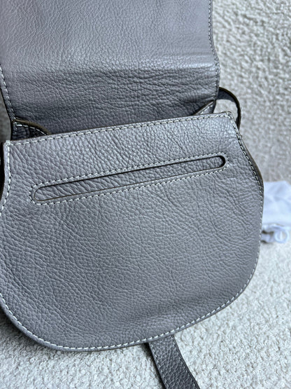 Chloe Small Cashmere Grey Marcie Saddle Bag (RRP £1050)