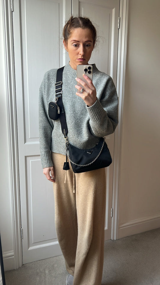 Prada Re-edition Black Nylon Shoulder Bag (RRP £1,500)