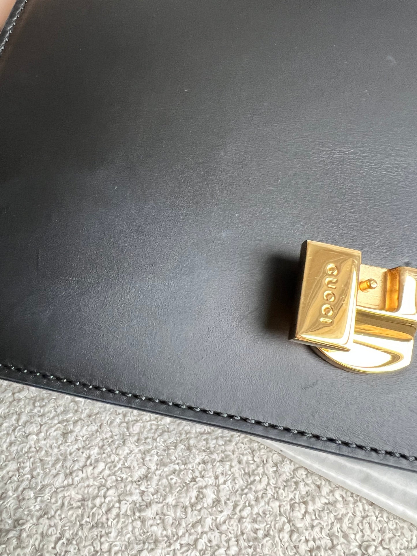 Gucci Navy Blue Sylvie Small Bag (RRP £1,920)