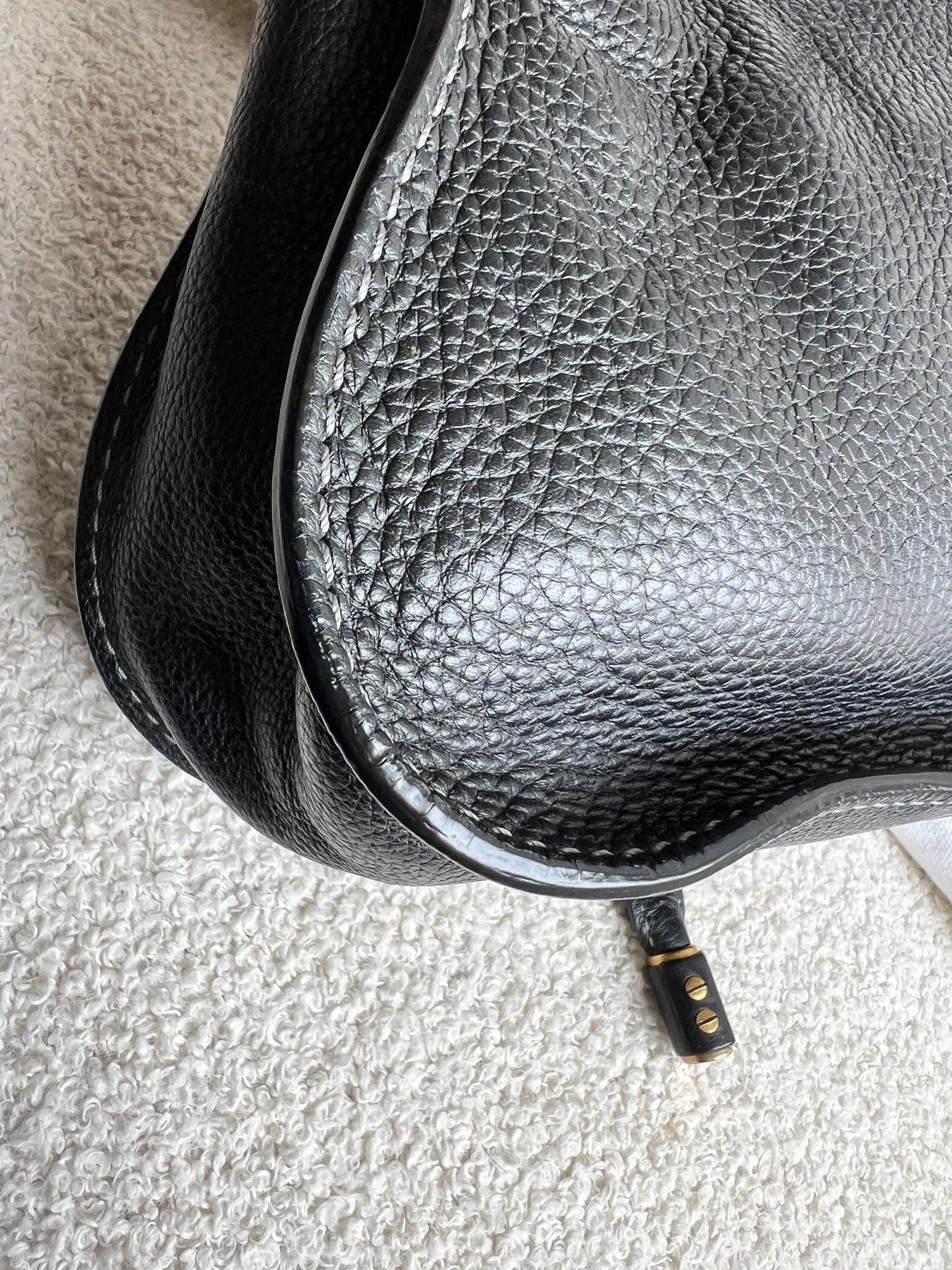 Chloe Black Mini Marcie Double Carry Bag