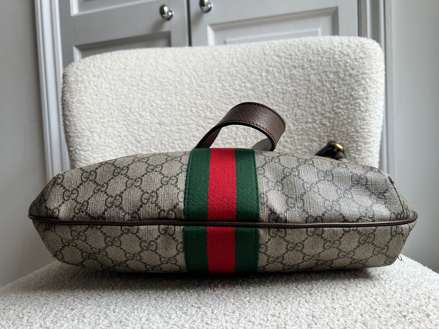 Gucci GG Supreme Ophidia Large Shoulder Bag (RRP £1190)