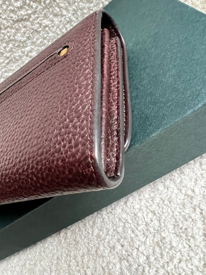 Mulberry Oxblood Continental Wallet (RRP £375)
