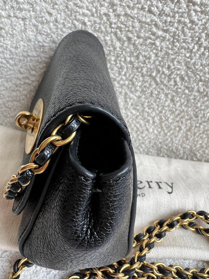 Mulberry Black Mini Lily with Gold Hardware (RRP £395)