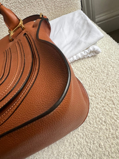 Chloe Medium Marcie Double Carry Bag in Tan (RRP £1890)