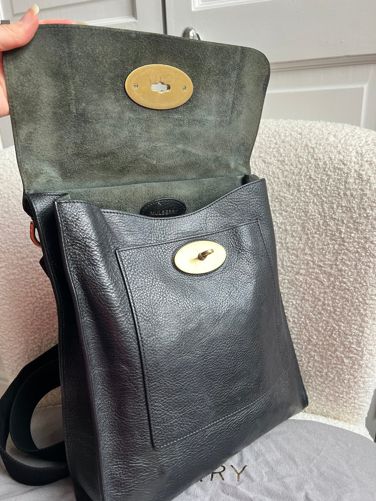 Mulberry Large Black Antony (RRP £695)
