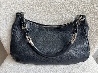 Prada Belted Zip Shoulder Bag Vitello Daino