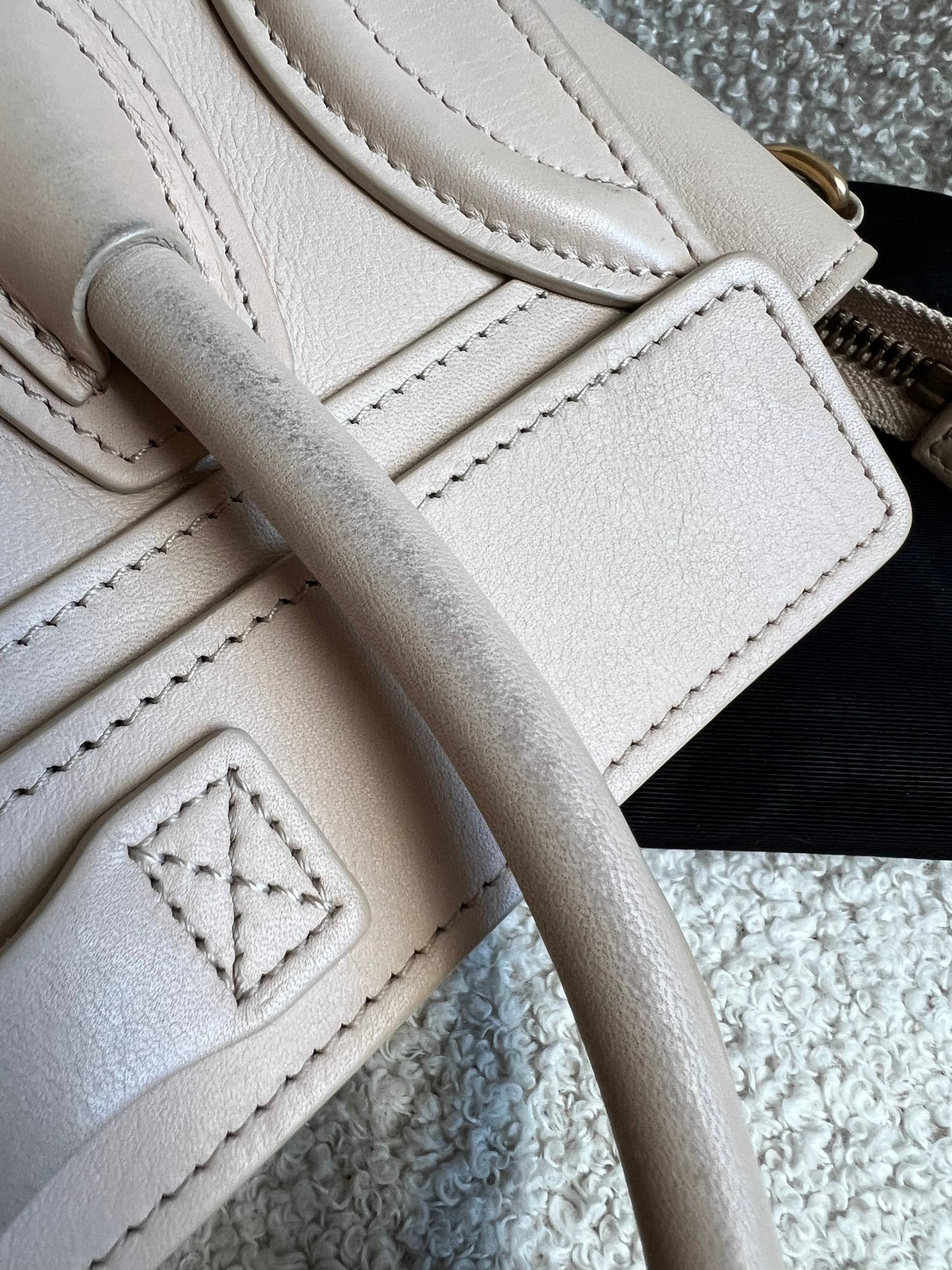Celine Cream Nano Luggage Bag (RRP £1750)