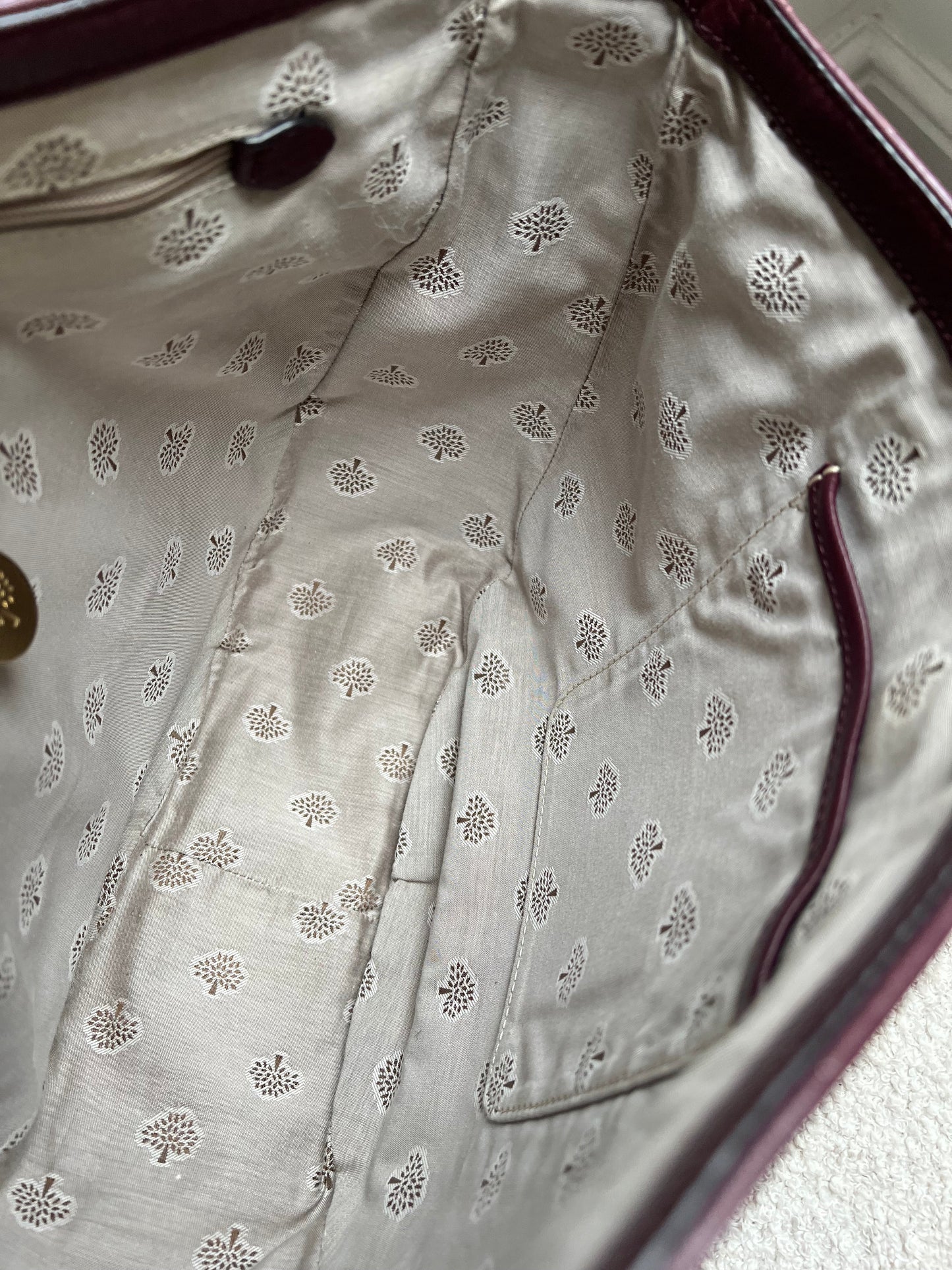 Mulberry Oxblood Daria Satchel (RRP £795)