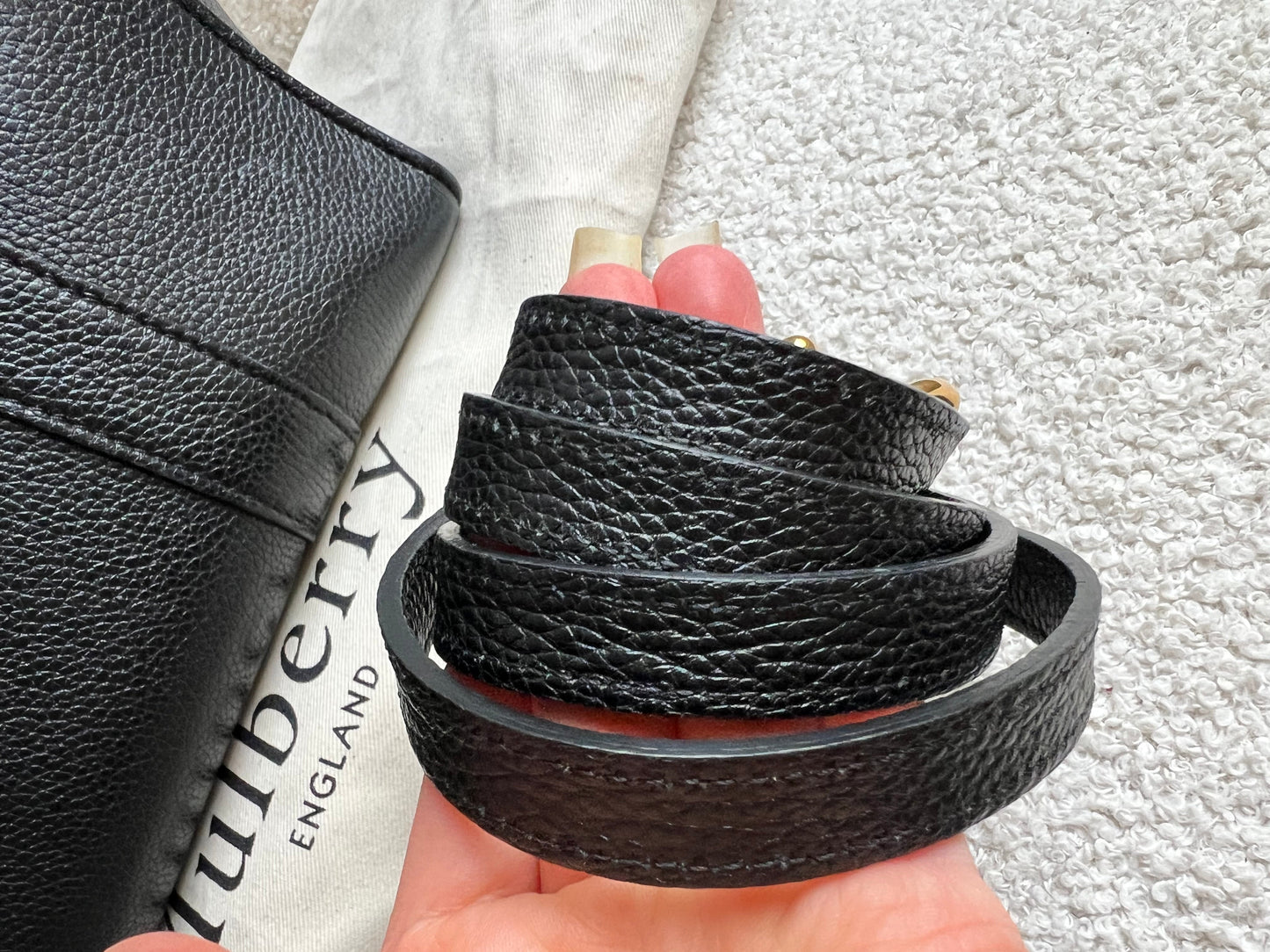 Mulberry Black Small Zipped Bayswater (RRP £1,245)