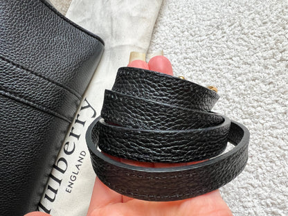 Mulberry Black Small Zipped Bayswater (RRP £1,245)