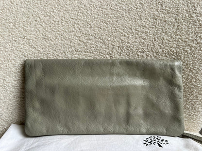 Mulberry Drizzle Grey Daria Clutch (RRP £550)
