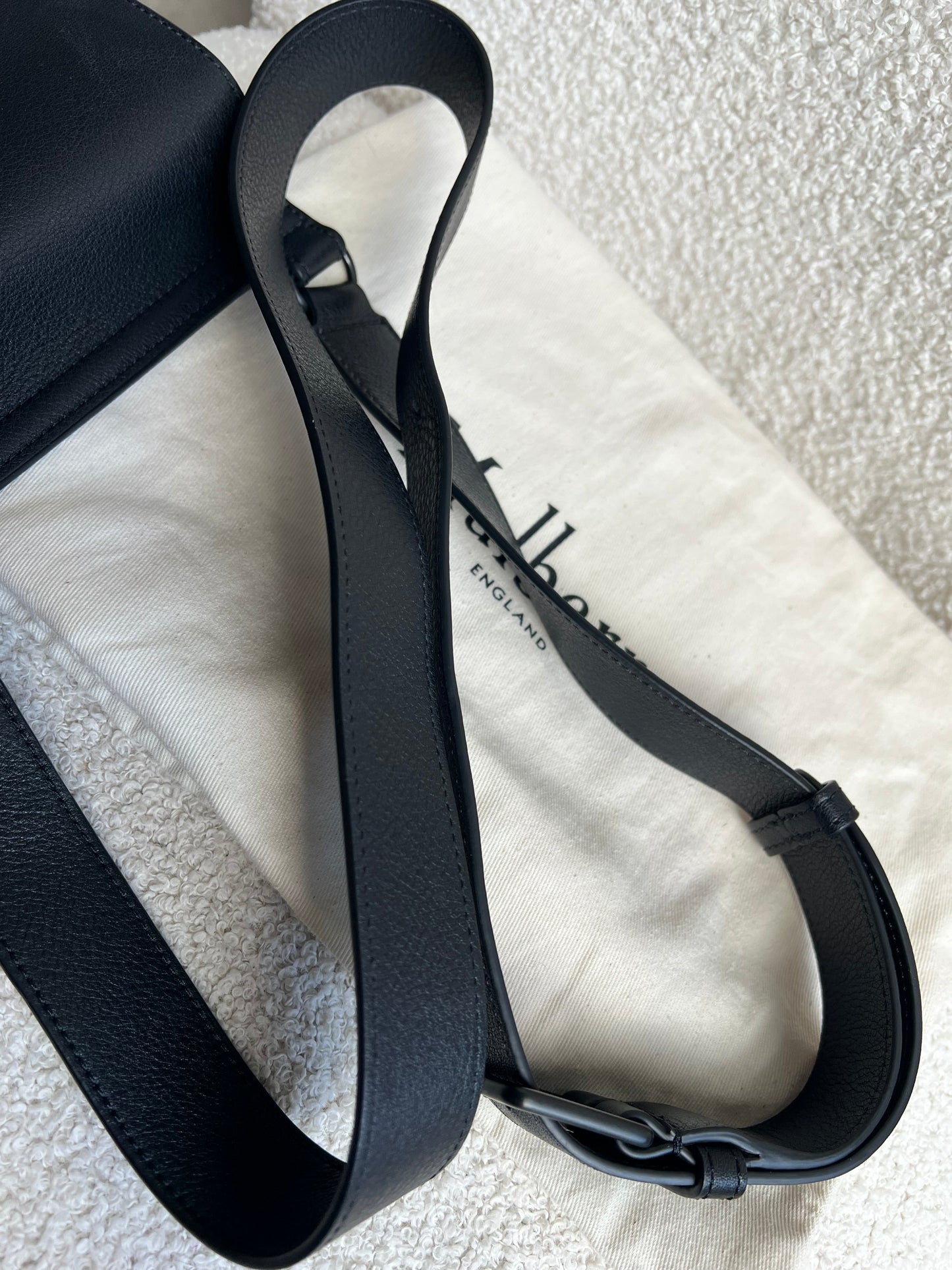 Mulberry Black Eco Scotchgrain Small Antony