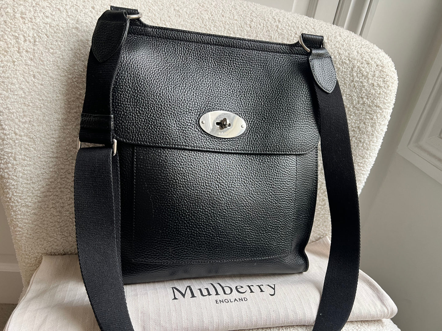 Mulberry Large Black Antony (RRP £825)