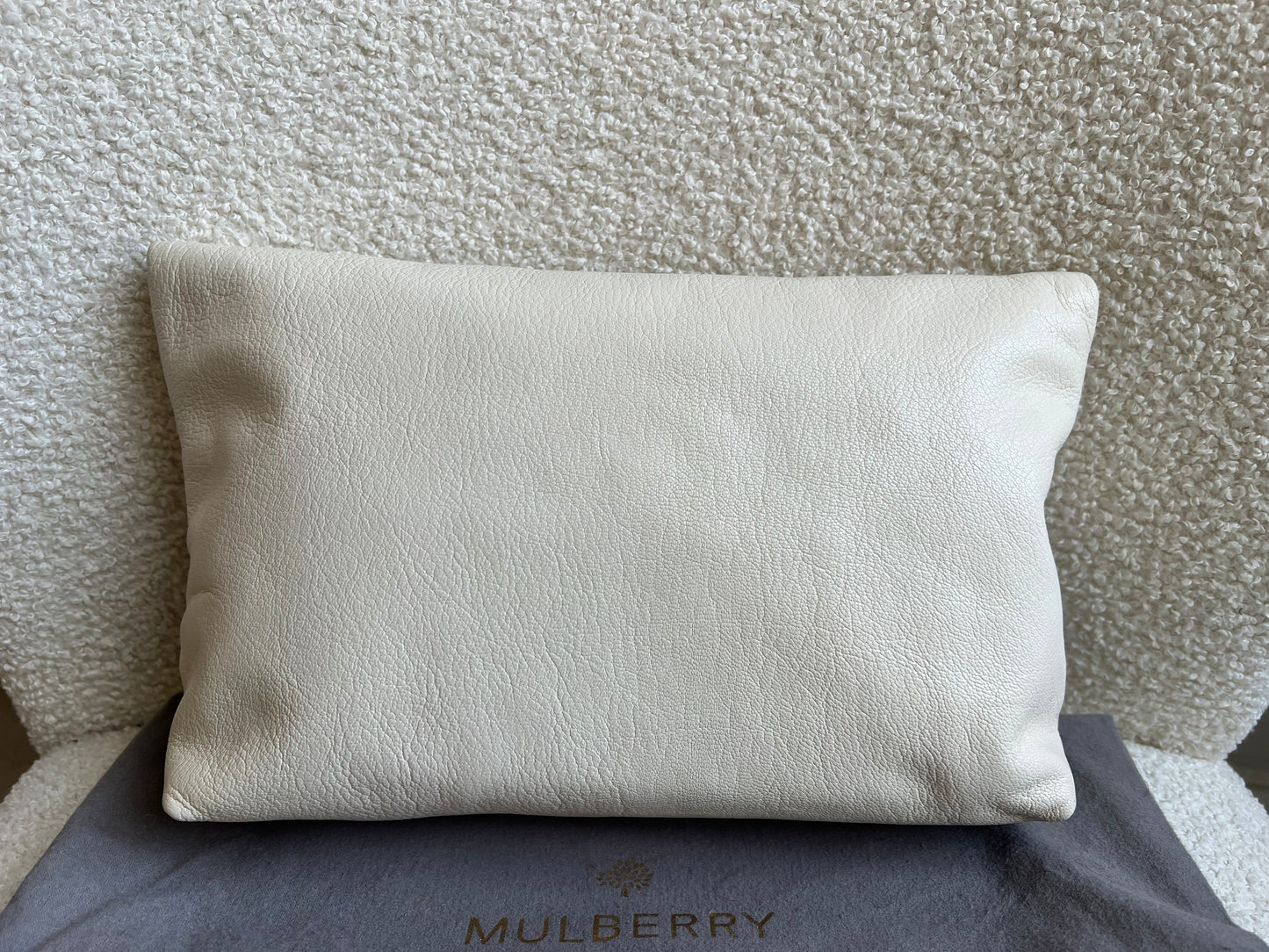 Mulberry Marshmallow Clemmie Clutch (RRP £695)