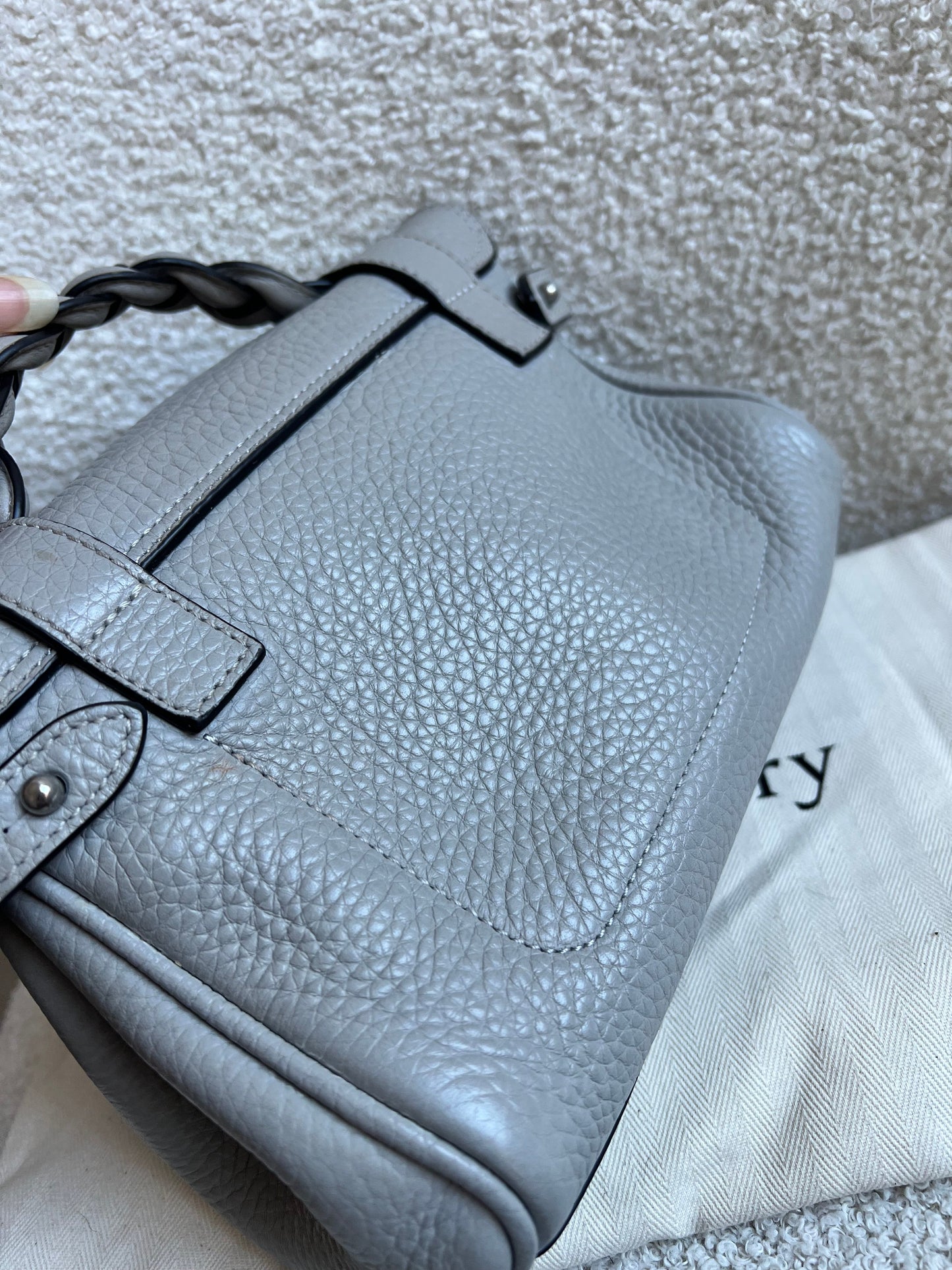 Mulberry Pale Grey Mini Alexa (RRP £1095)