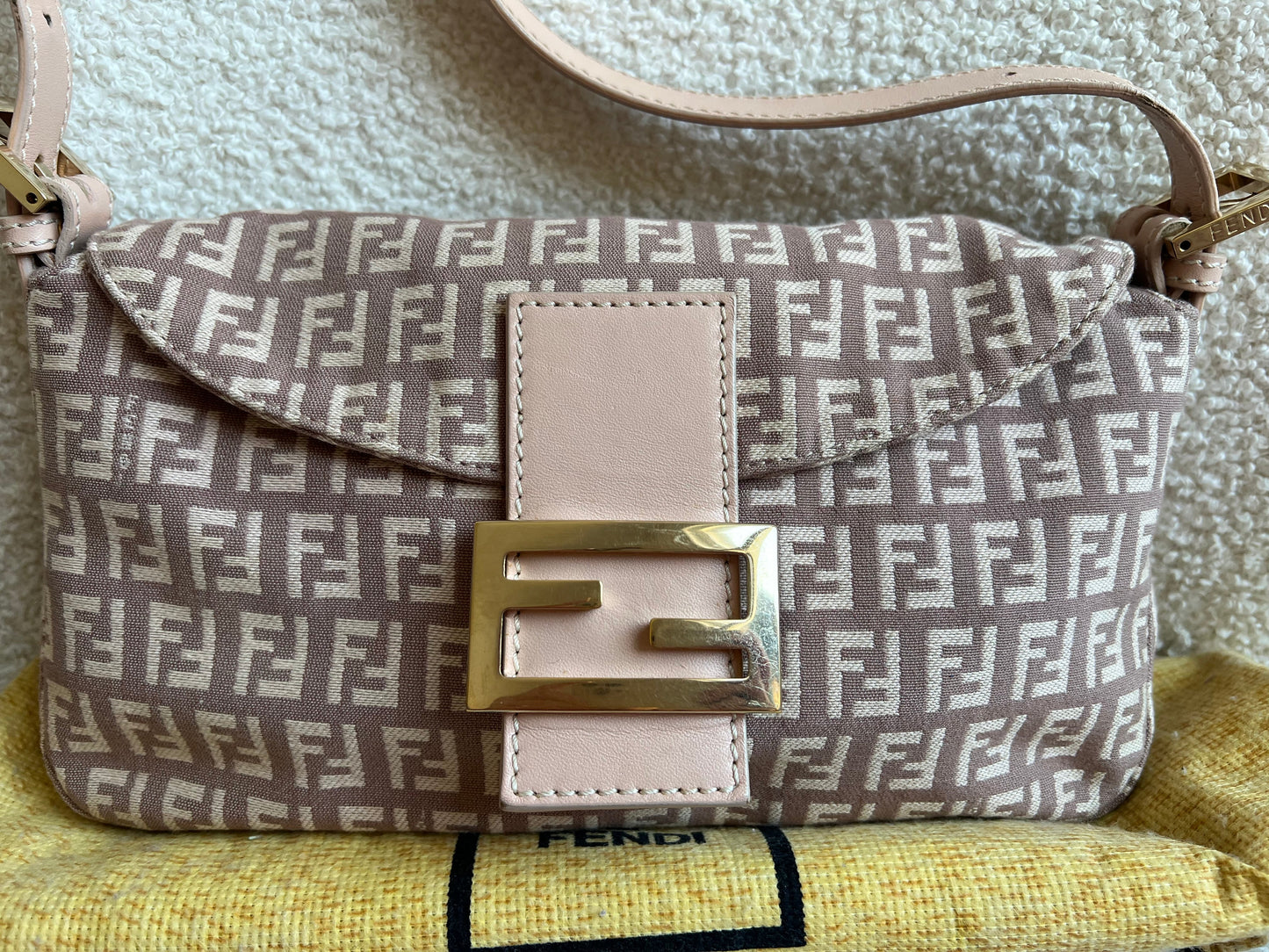 Fendi Baguette Shoulder Bag Zucca
