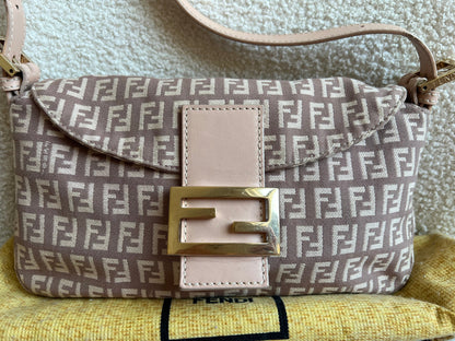 Fendi Baguette Shoulder Bag Zucca