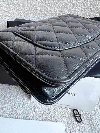 Chanel Black Caviar Wallet on Chain (RRP £2,930)