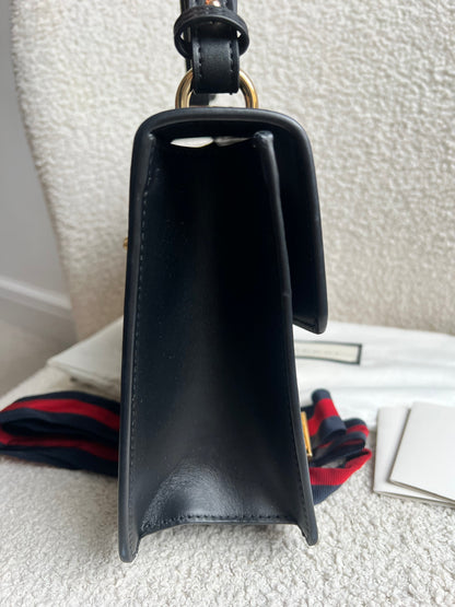 Gucci Navy Blue Sylvie Small Bag (RRP £1,920)
