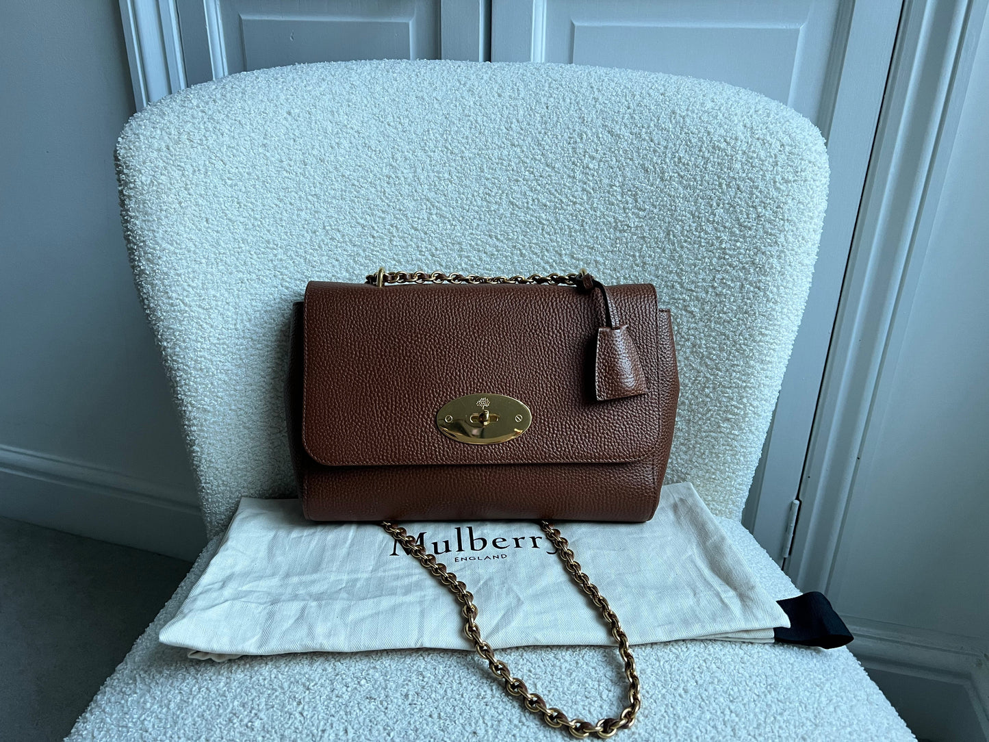 Mulberry Oak Medium Lily with Gold Hardware (RRP £1095)