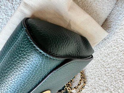 Mulberry Regular Lily in Mulberry Green Heavy Grain (RRP £1095)