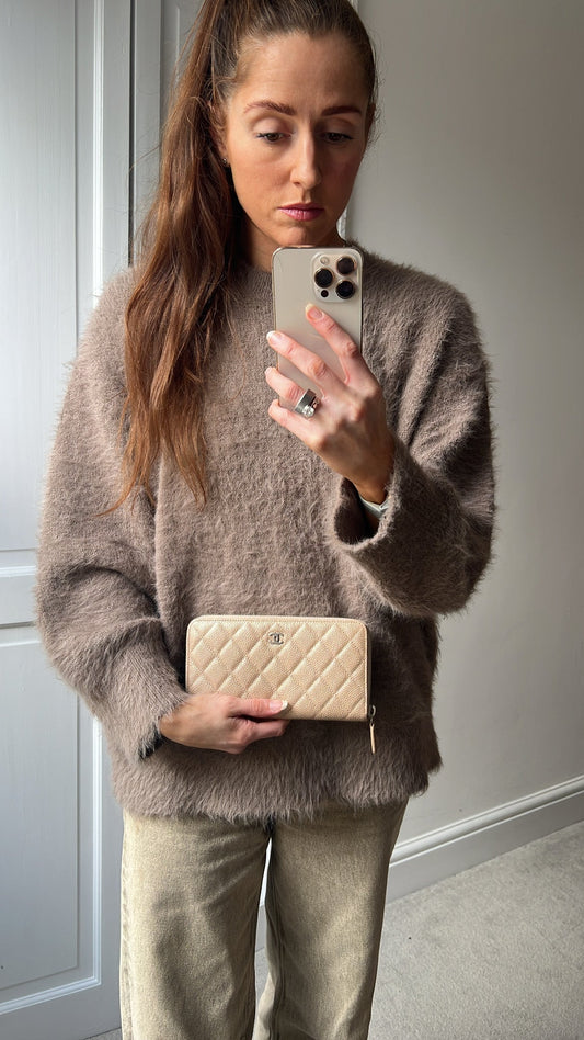 Chanel Caviar Classic Long Zipped wallet (RRP £1150)