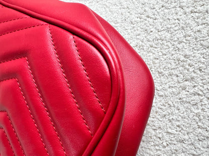 Gucci GG Red Marmont Small Shoulder Bag (RRP £1,440)