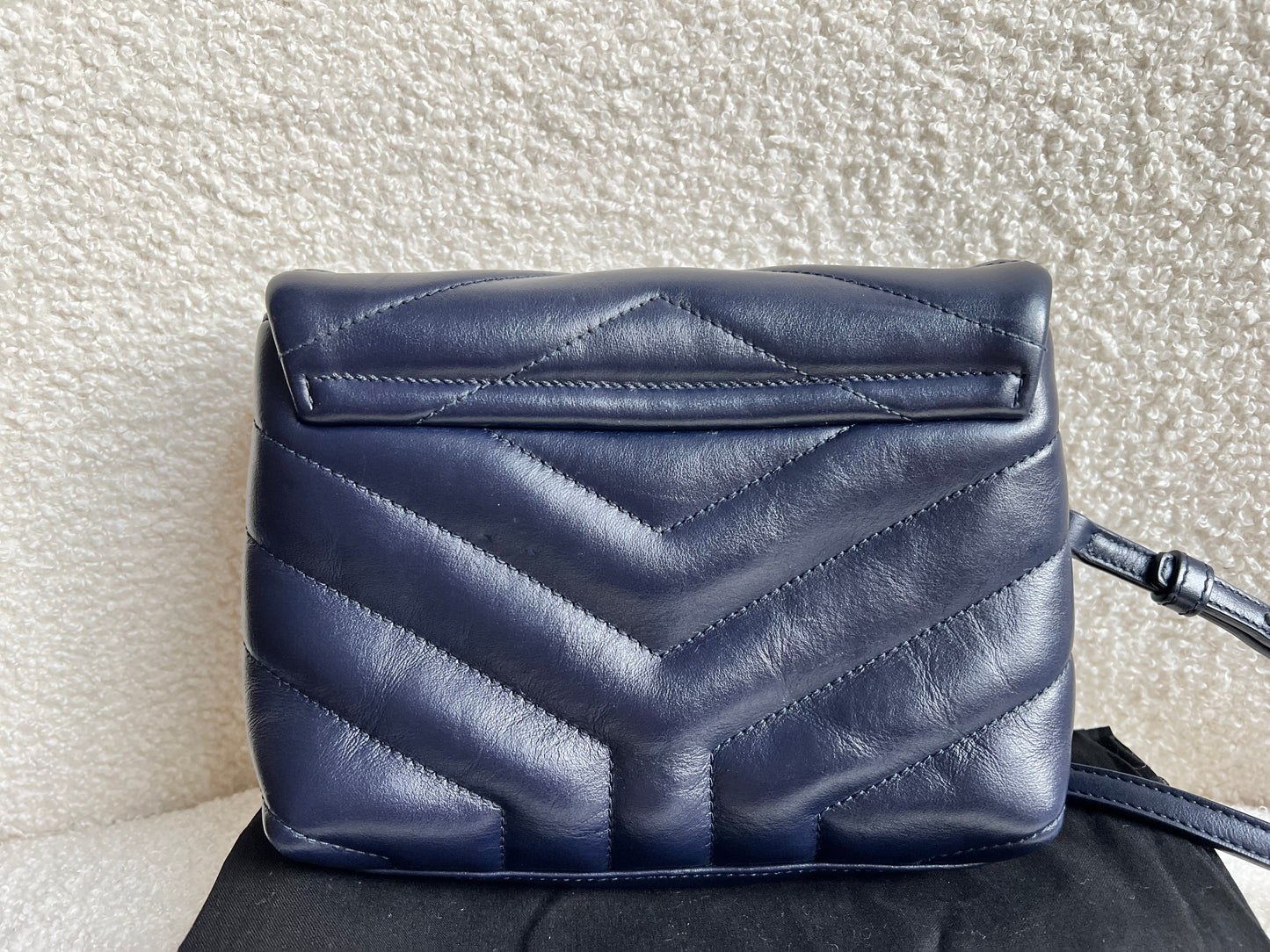 Yves Saint Laurent (YSL) Navy Blue Toy Lou Lou (RRP £1350)