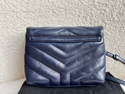 Yves Saint Laurent (YSL) Navy Blue Toy Lou Lou (RRP £1350)