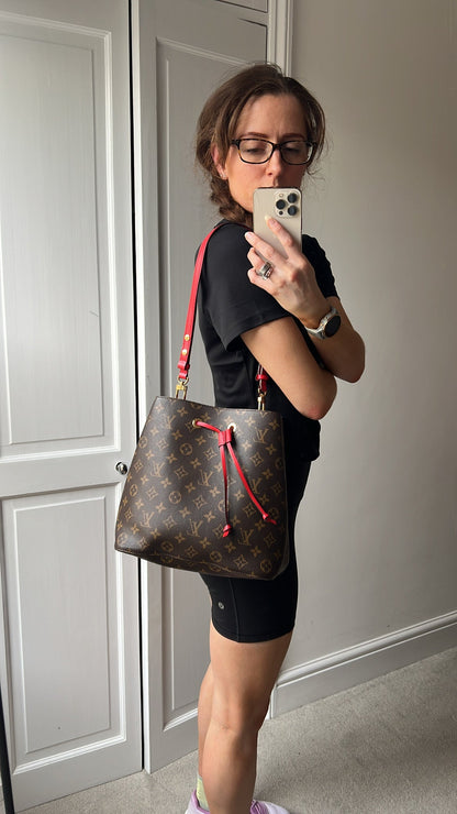 Louis Vuitton Neo Noe Monogram Coquelicot (RRP £1,790)