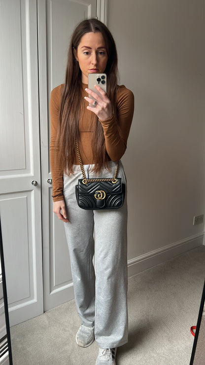 Gucci GG Black Marmont Mini Shoulder Bag (RRP £1,890)