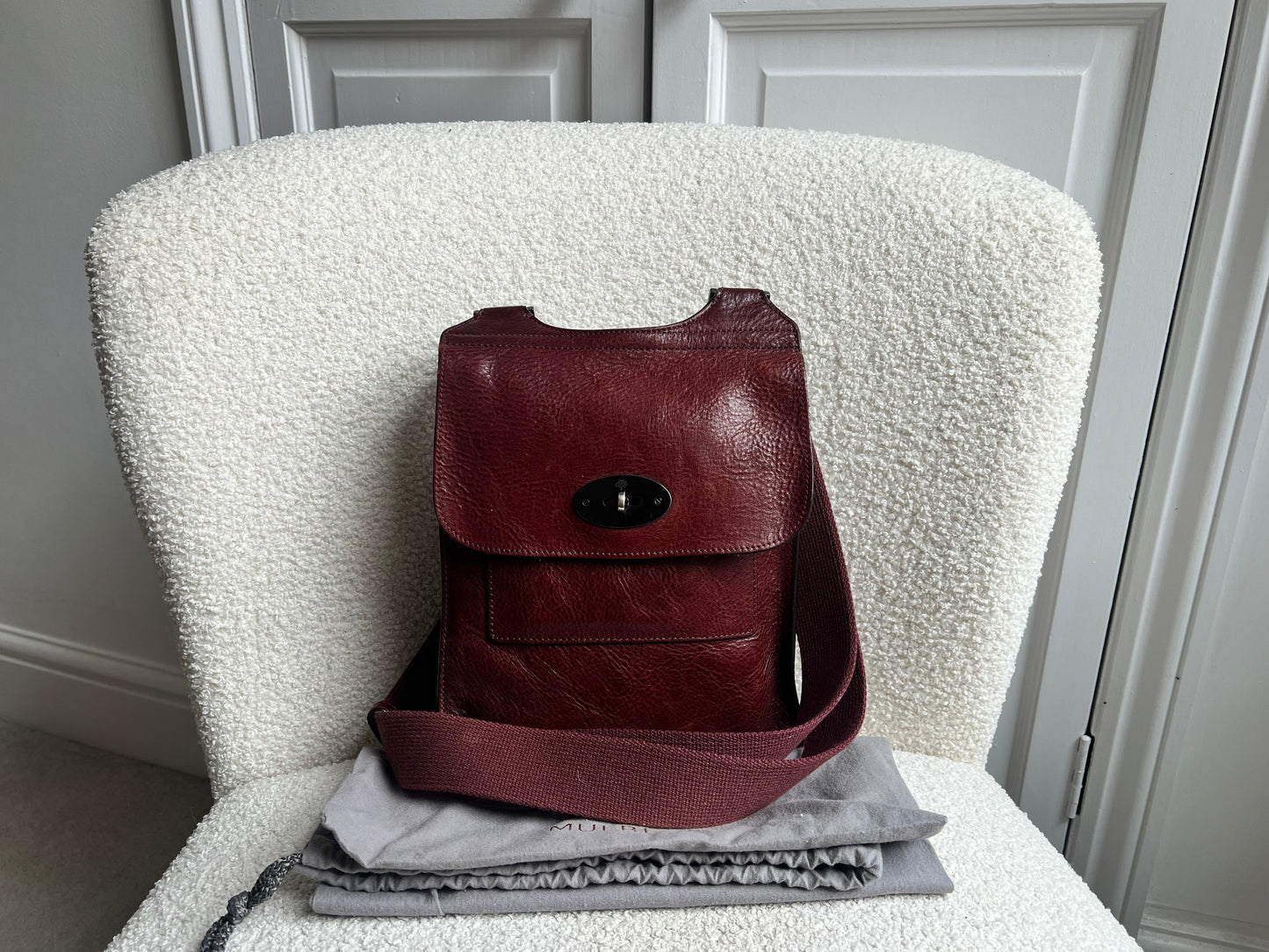 Mulberry Small Oxblood Antony