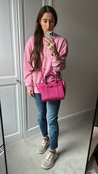 Mulberry Pink Mini Zipped Bayswater (RRP £1095)