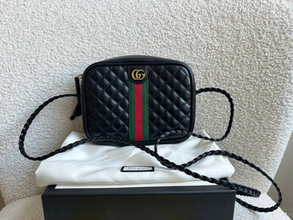 Gucci Mini Black Trapuntata Camera Bag