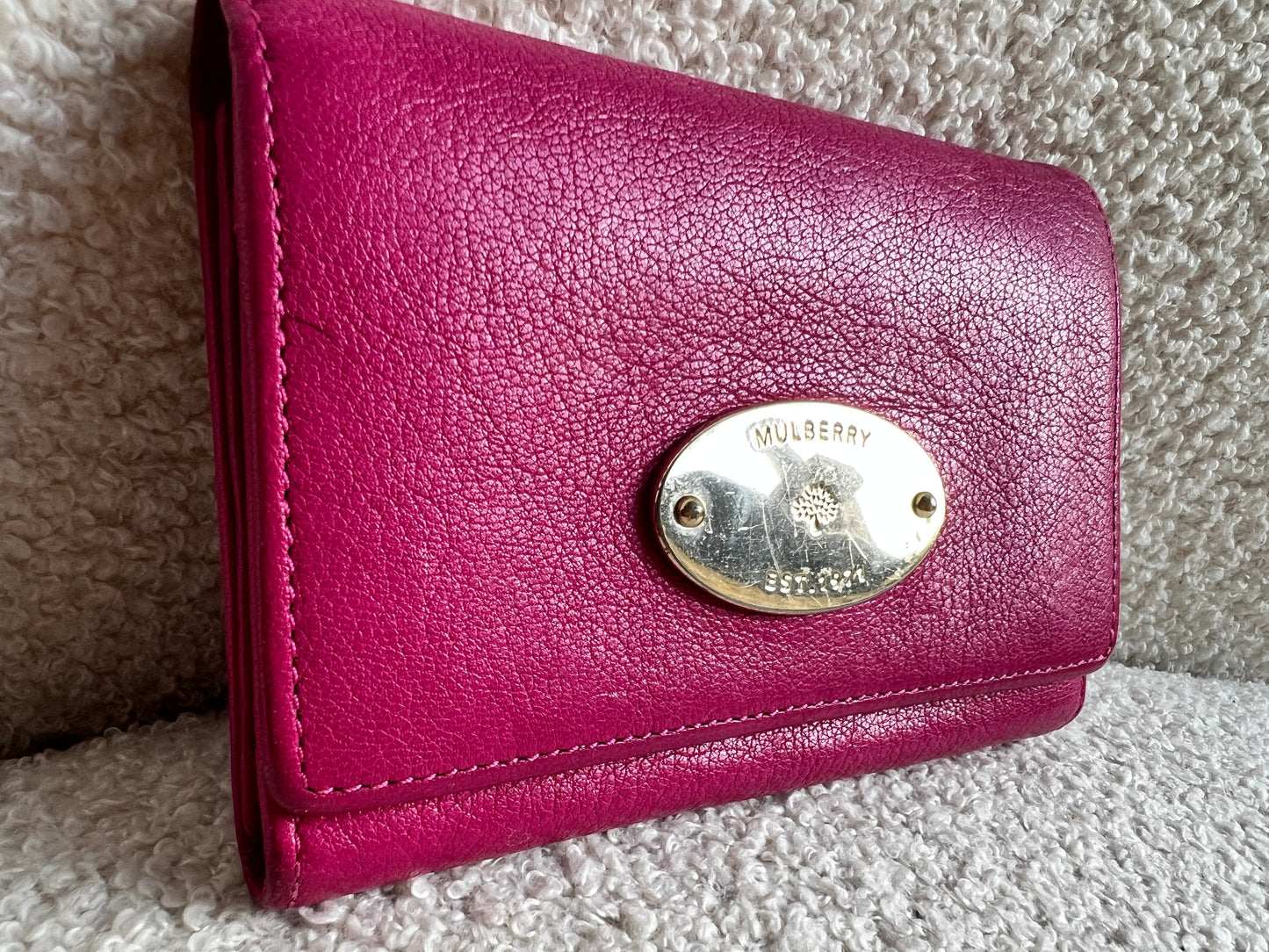 Mulberry Pink French Purse (RRP £275)