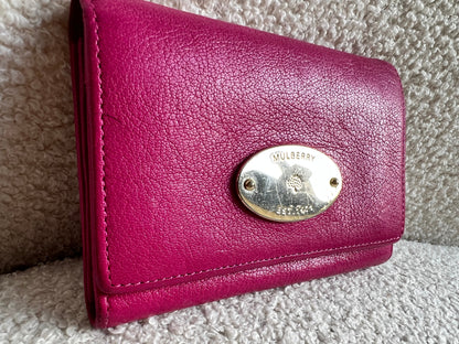 Mulberry Pink French Purse (RRP £275)
