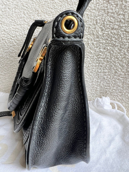 Chloe Black Mini Marcie Double Carry Bag
