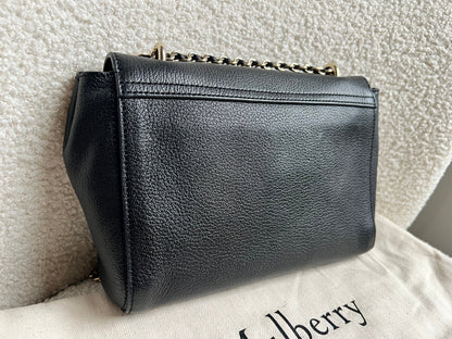 Mulberry Black Regular Lily with Gold Hardware (RRP £995)