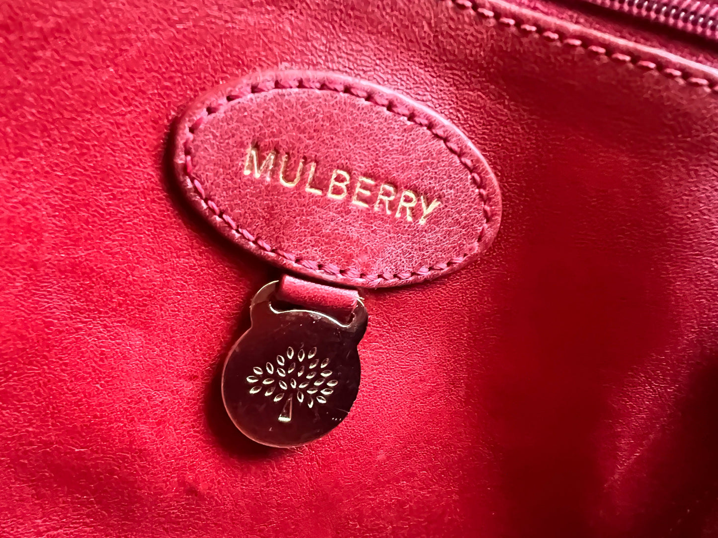 Mulberry Poppy Red Bayswater Satchel (RRP £995)