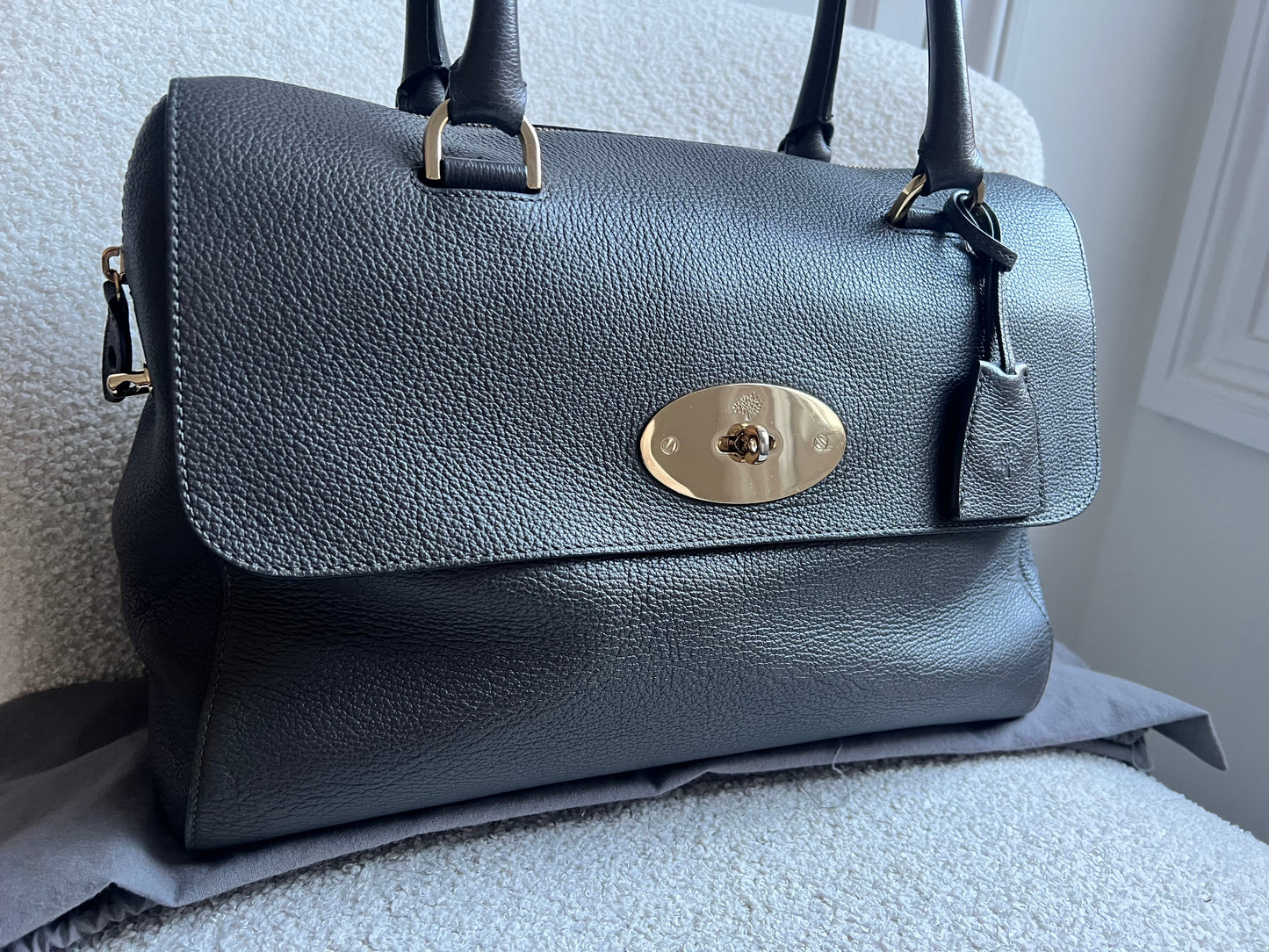 Mulberry Grey Medium Del Rey (RRP £1100)