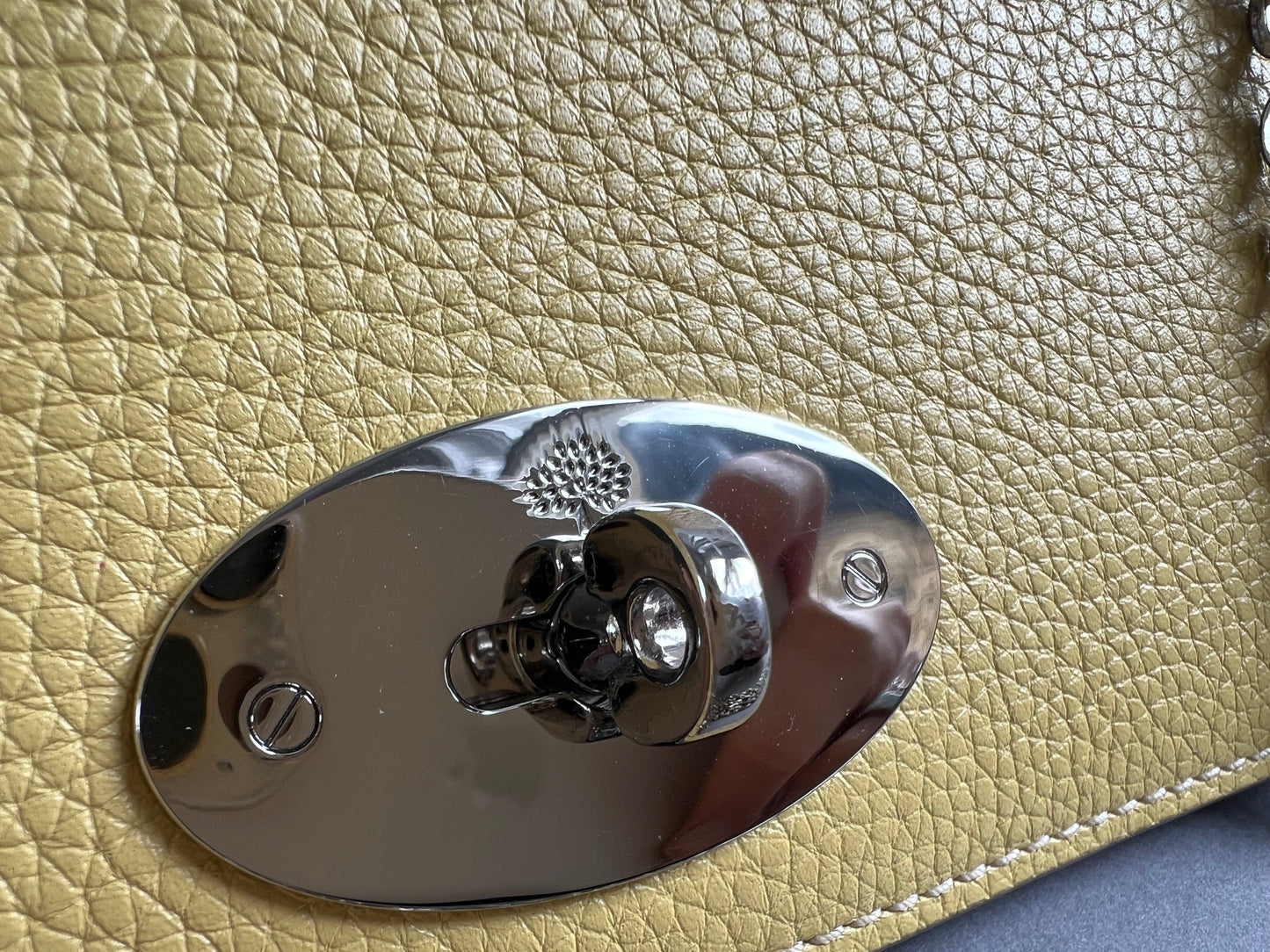 Mulberry Camomile Yellow Bayswater Clutch (RRP £495)