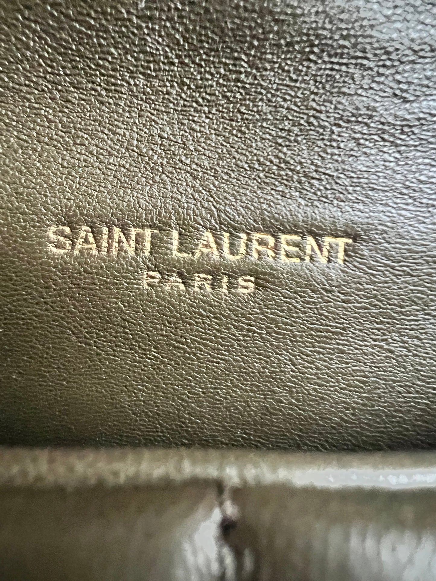 Yves Saint Laurent (YSL) Mini Puffer in Light Musk Quilted Lambskin (RRP £1720)