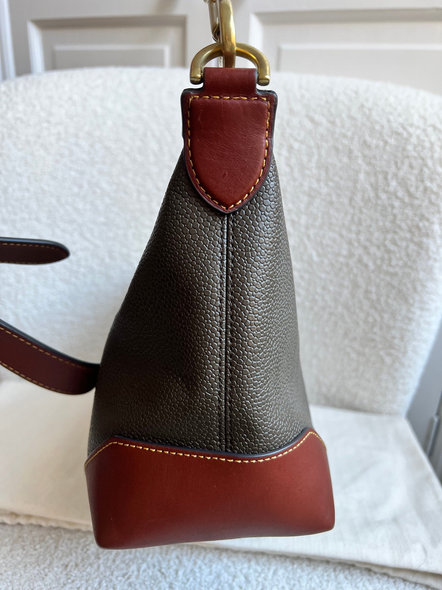 Mulberry Heritage Crossbody Clipper Eco Cognac Scotchgrain