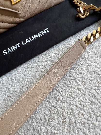 Yves Saint Laurent (YSL) Beige Medium College (£2000)
