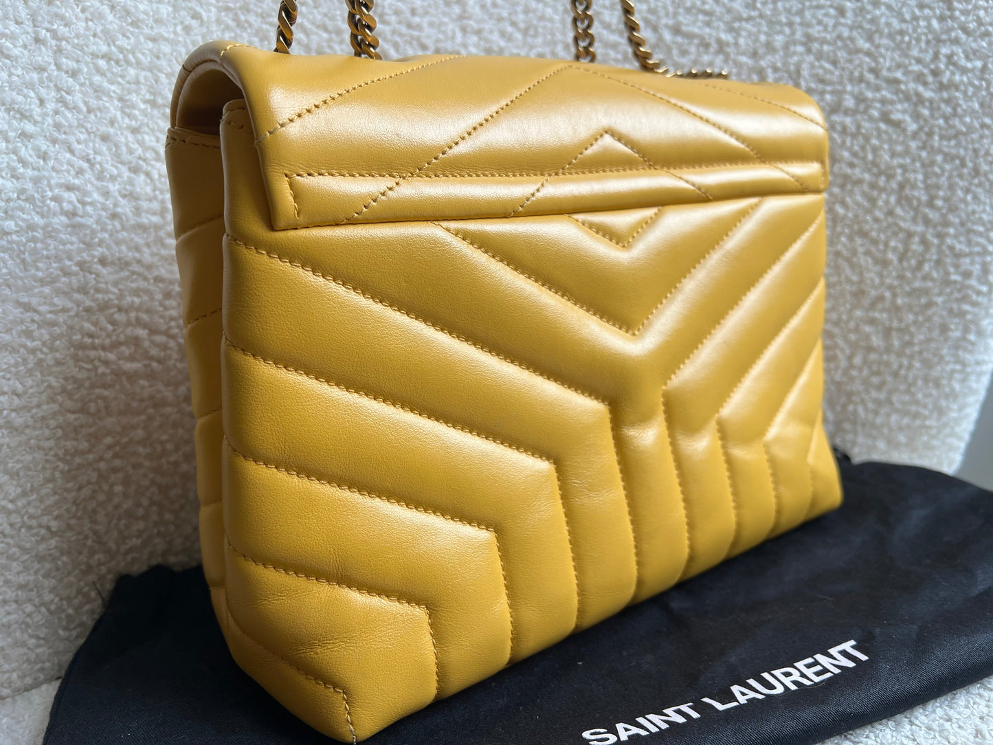 Yves Saint Laurent (YSL) Yellow Small Lou Lou (RRP £1,900)